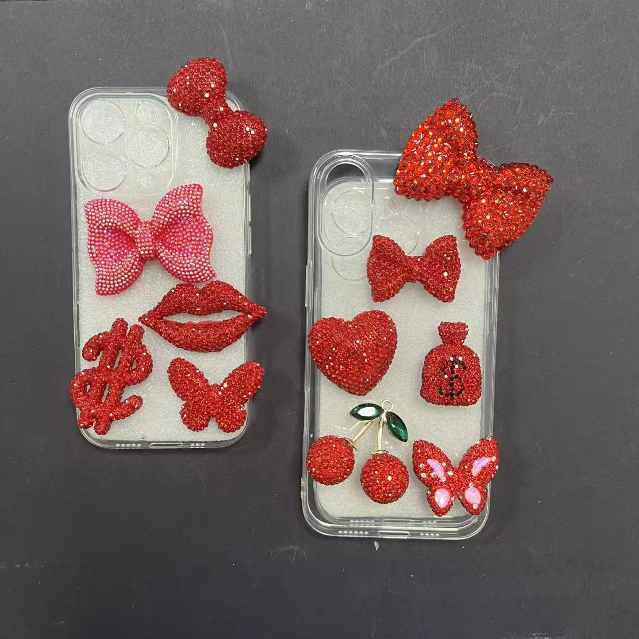 

Массовая поставка с бриллиантами, роскошный розовый, синий, красный, зеленый, блестящий шарм, мусорный чехол для телефона, украшение для чехла для iPad, брелок «сделай сам», аксессуары