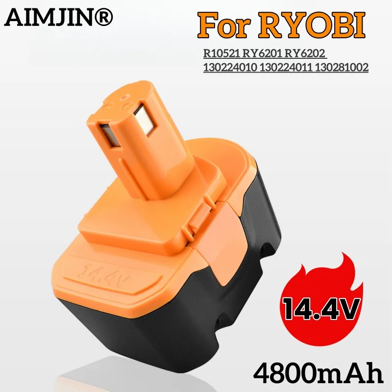 Replacing battery Ryobi cordless drill bit screwdriver tool battery  NiMh 14.4V 4800mAh