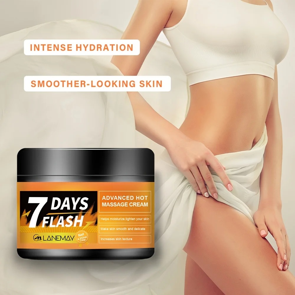 Advanced Hot Massage Cream With Ginger - Moisturize & Tighten Skin, Make Skin Smooth and Delicate