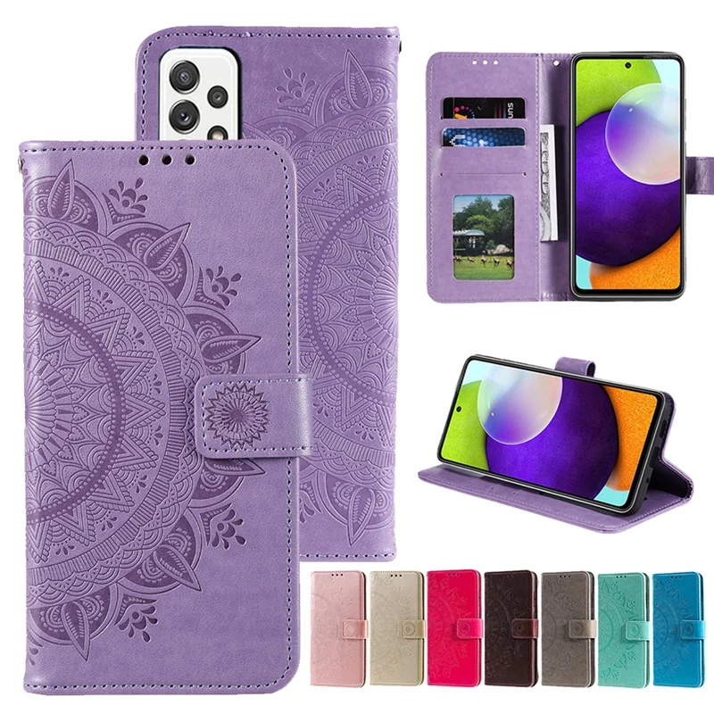 

Embossed Floral PU Leather Wallet Case for Samsung Galaxy A14 A24 A34 A54 A13 A23 A33 A53 A73 A12 A22 A32 A52 A30 A50 Flip Cover