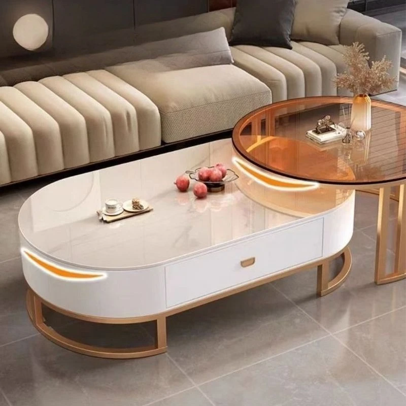 

Marble Notebook Coffee Table Italian Unique Premium Luxury Coffee Table Design Round Mesa Centro Salon Home Accessories