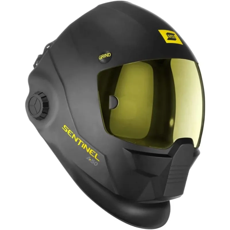 

ESAB 0700000800 Sentinel A50 Welding Helmet, Black Low-Profile Design, High Impact Resistance Nylon 3.93" x 2.36" Viewing Lens