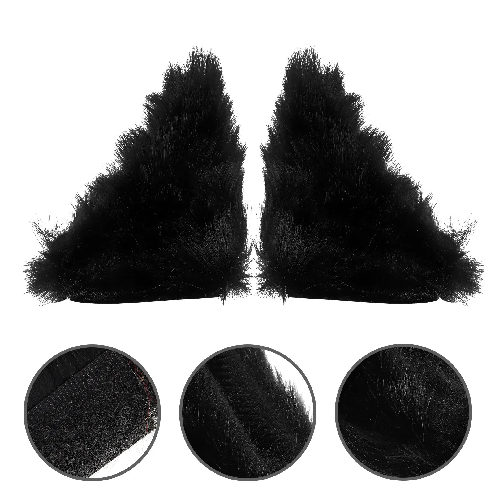 

1Pair Exquisite Cat Ear Ornament Adorable Creative Sticker Ear Decor for Motorcycle Helmets Universal Comfortable