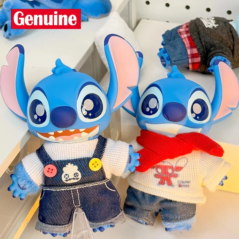 

Genuine Disney Stitch Dress-up Show Series Blind Box Figure Stitch Vinyl Doll Mystery Box Surprise Bag Key Chain Pendant Gift