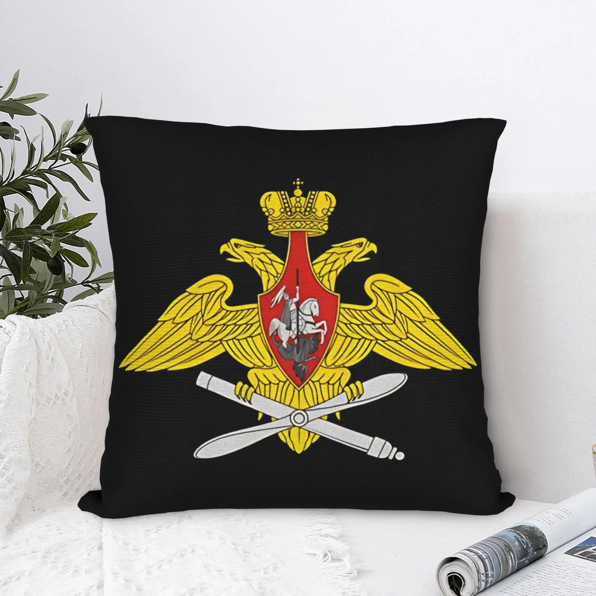 Pillow Case Russian Air Force Emblem Graphic  Pillow Cover For Wedding Party Home Decor Vintage Pillowcases