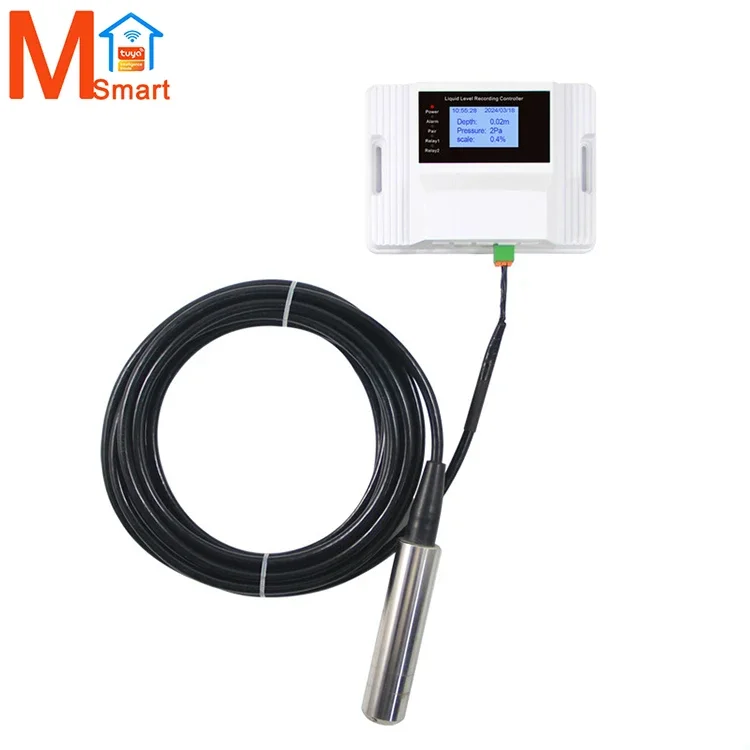 

smart liquid level transmitter recorder tuya wifi water/oil level controller