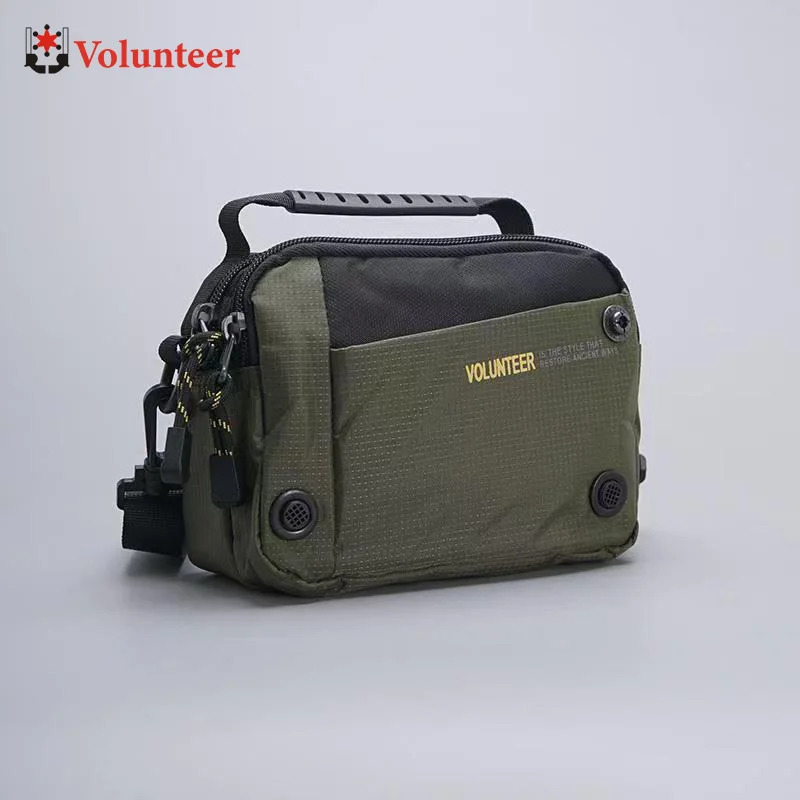 Volunteer Bust Bags for Men 2023 New Light Weight Waterproof Oxford Cloth Versatile Commuter Casual Crossbody Bags 1698-16