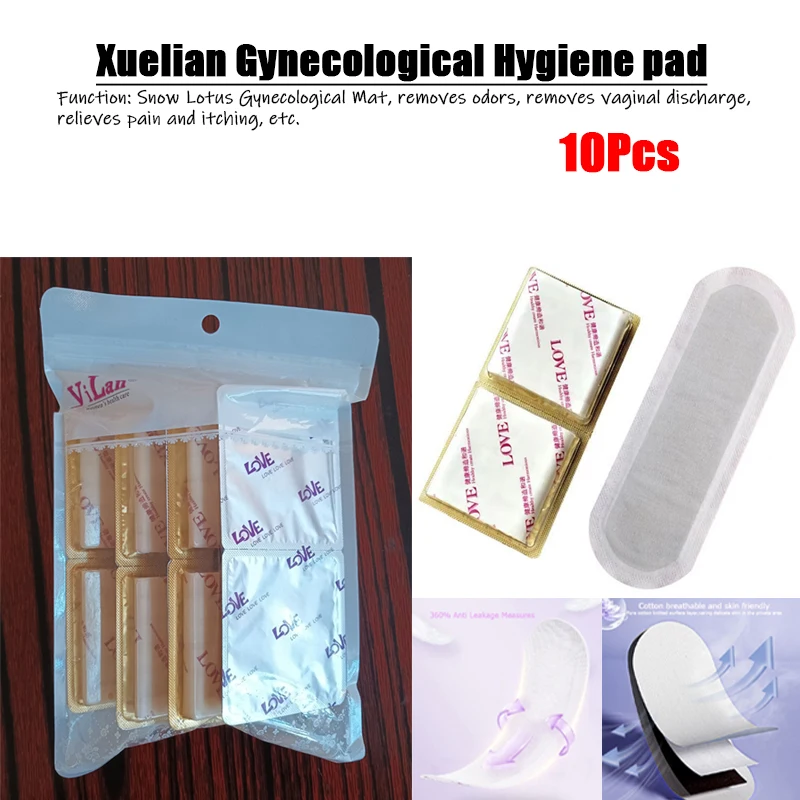 5/10/20Pcs Herbal Gynecological Pads Feminine Hygiene Tampons Pads Sanitary Towel Natural Herbar Panty Liner Gynecological Pads