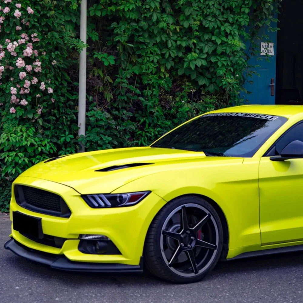 

Автомобильная пленка, лимонно-желтая автомобильная наклейка, ПЭТ-наклейки, без пузырьков, виниловая пленка, меняющая цвет, автоаксессуары, украшение