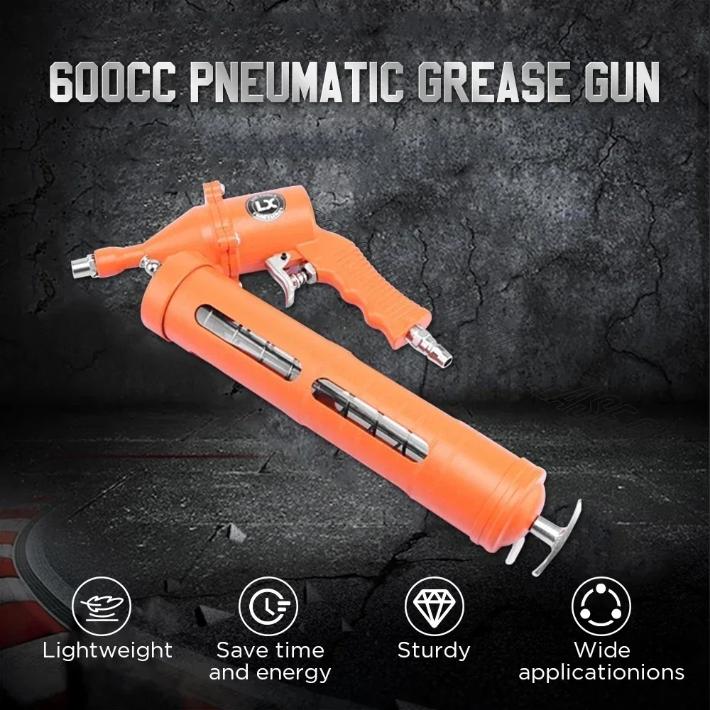 

NEW 1 Set 600cc Air-Operated Grease gun Tools Fuel Dispenser Refueling Equipment Hand Tools Air Compressor lubricatingTools Auto