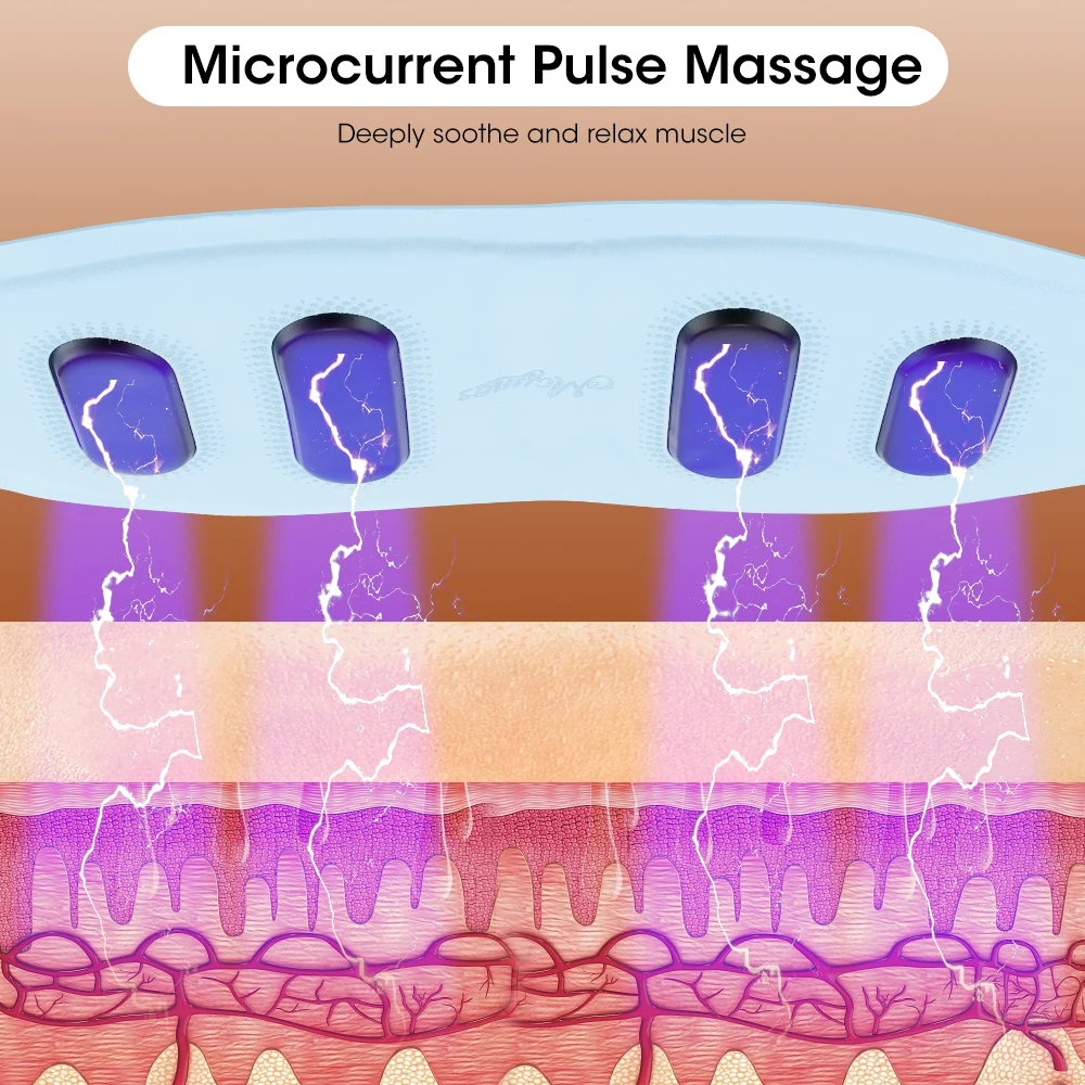 حزام تدليك البطن الكهربائي 19 قابل للتعديل مكركرنت نبض الخصر Abs المدرب الساخن ضغط البطن ممارسة العضلات مدلك