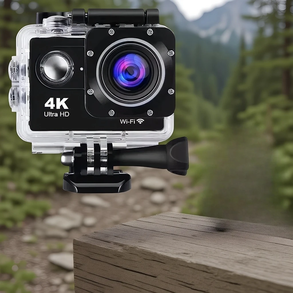 

Подводная экшн-камера 170° 4K 30FPS с Wi-Fi и 2,0-дюймовым сенсорным экраном для крепления на шлем