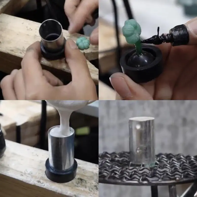 Langlebige Flasche mit Gummiboden, Schmuck-Verlustguss-Form, professionelles Werkzeug für die Herstellung von Schmuckformen für Schmuckwerkstätten – Detail 8
