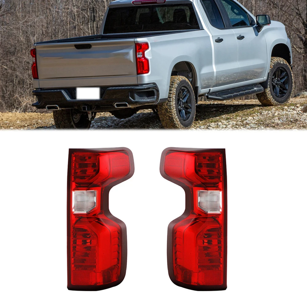 For Chevy Silverado 1500 2019-2021 Rear Taillight Driving Light Steering Flashing Light Brake Light Reversing Light Assembly