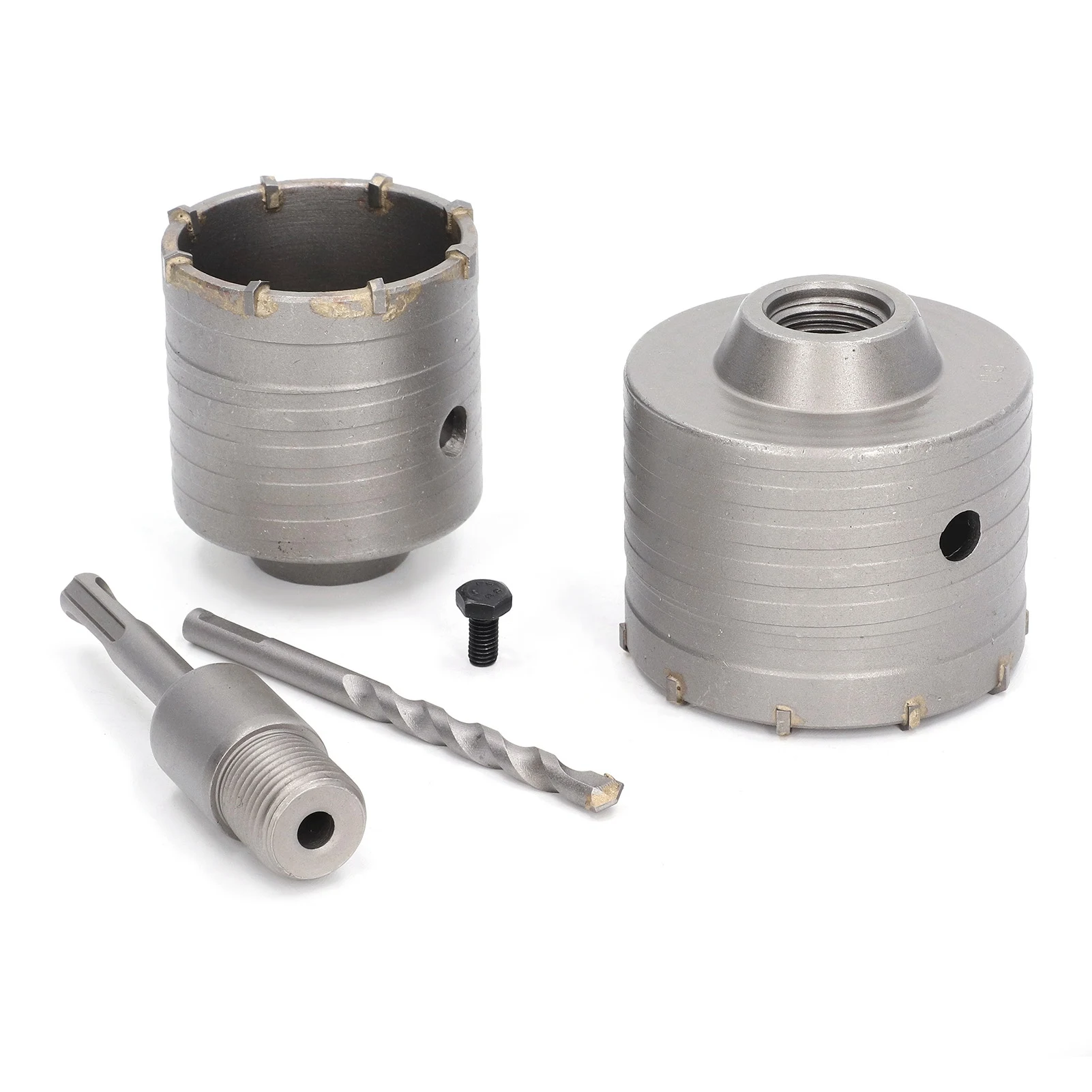 

Кольцевая пила для кладки, набор кольцевых пил для бетона, 5 шт., 45 # Набор сверл из стали YG8 из сплава для каменных камней, кирпичей