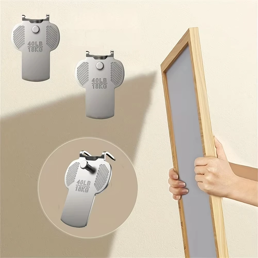Special Drywall No‑Mark Claw Hooks, Direct‑Insert Nail‑Free Hooks for Photos & Small Household Items