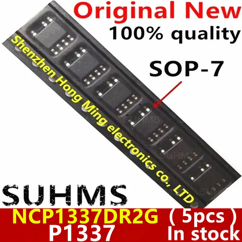 (5piece)100% New NCP1337DR2G NCP1337 P1337 sop7