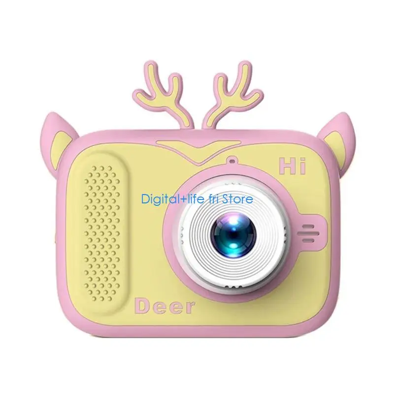 E06D X12 Kid Digital Camera 2.0-inch IPS-screen Mini Video Recorder 2000W Pixels
