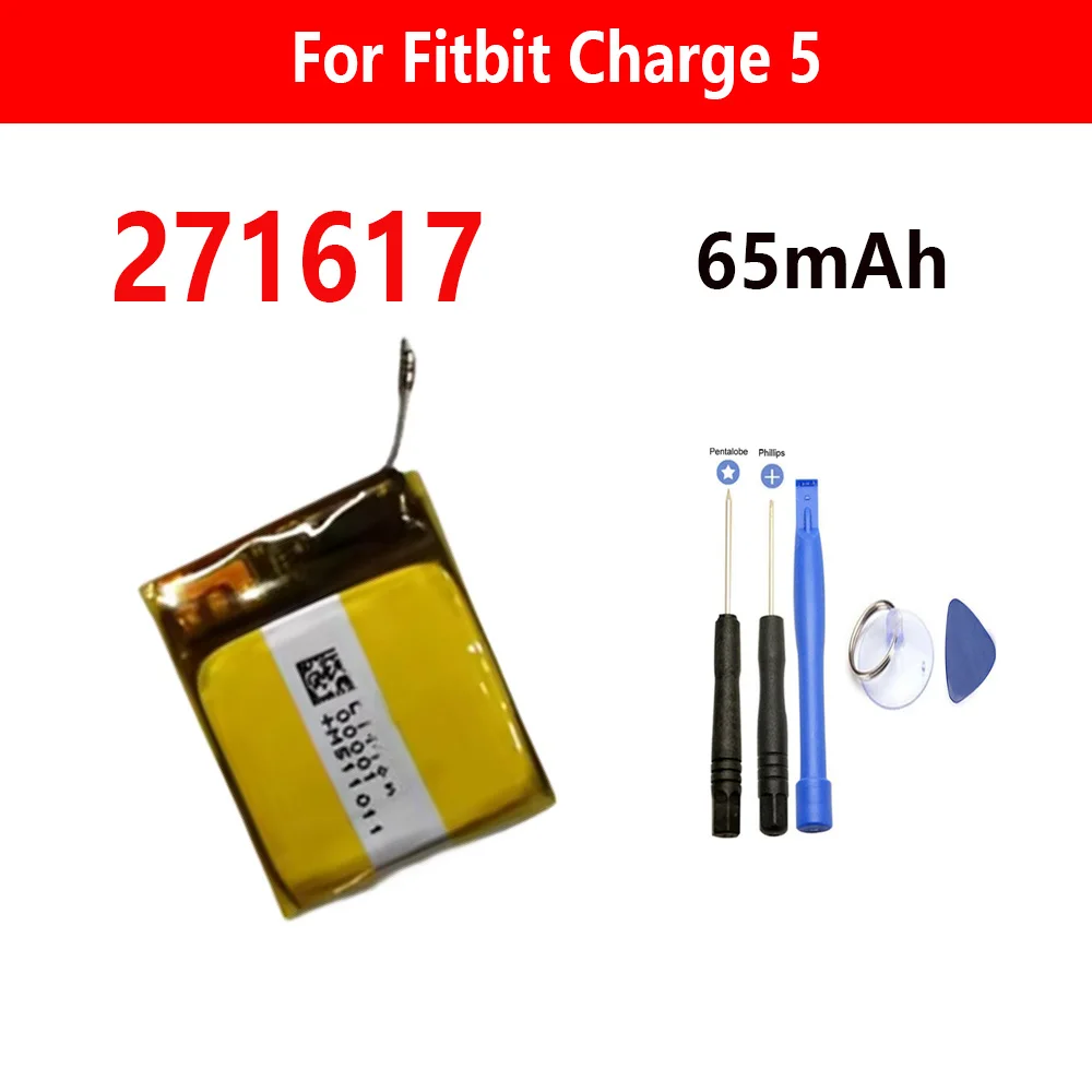 brand new Battery 65mAh 271617 Battery For Fitbit Charge 5 Smart Sports Watch Batterie Accumulator AKKU