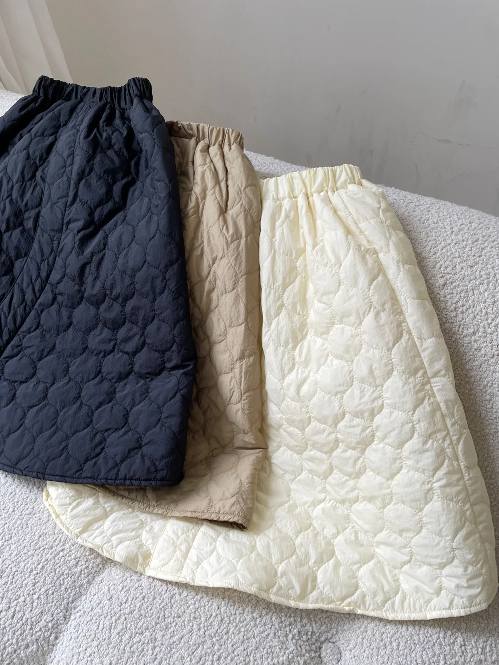 2025 الشتاء الاطفال بابيس الفتيات تنورة زائد المخملية مبطن مبطن الأطفال تنورات للفتيات الصلبة مرونة الخصر طفل الفتيات تنورة دافئة #5