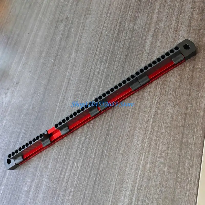 

Y6GD Flexible Aluminum Screwdriver Bit Case For Organized Gear Placement