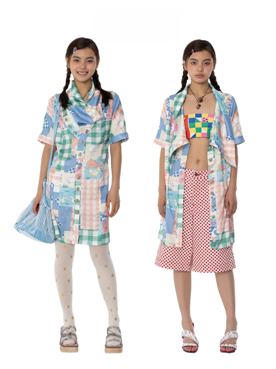 

Летняя модная укороченная блузка Hilihili Park из полиэстера с принтом, свободного кроя, нелиняющая, повседневная