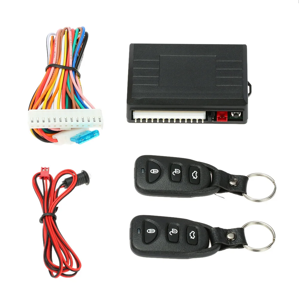 Cerradura de puerta de coche Universal, sistema de entrada sin llave, Kit de bloqueo Central con Control remoto