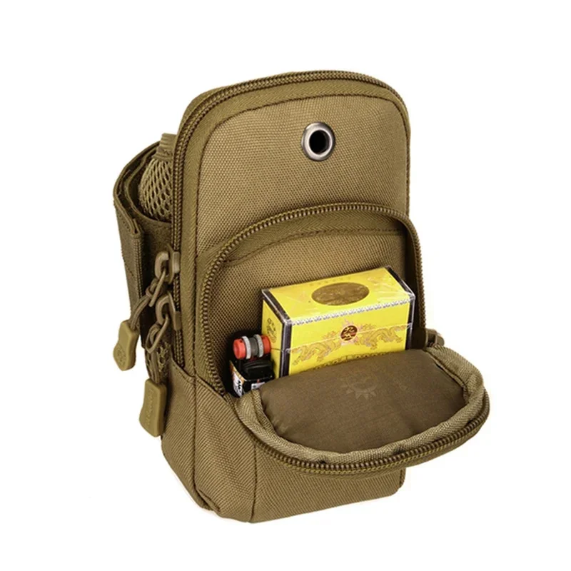 Men Wrist Arm Bag Pack Nylon Accessory Camouflage Military Assault Cigarette Pocket Cell/Mobile Phone Case Running Bags