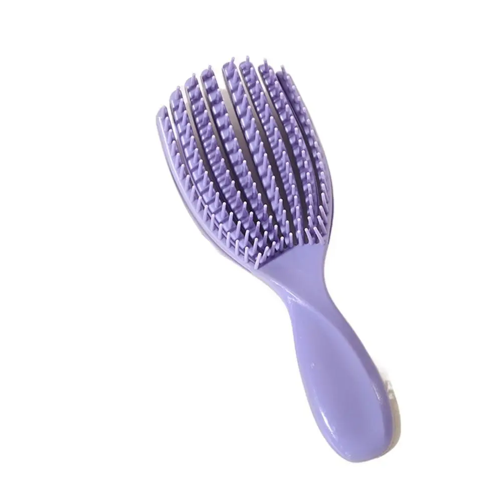 

Portable Anti-static Hollowing Out Massage Comb Elastic Hair Fluffy Scalp Massage Comb Fashion Hollow Hair Brush Women Men
