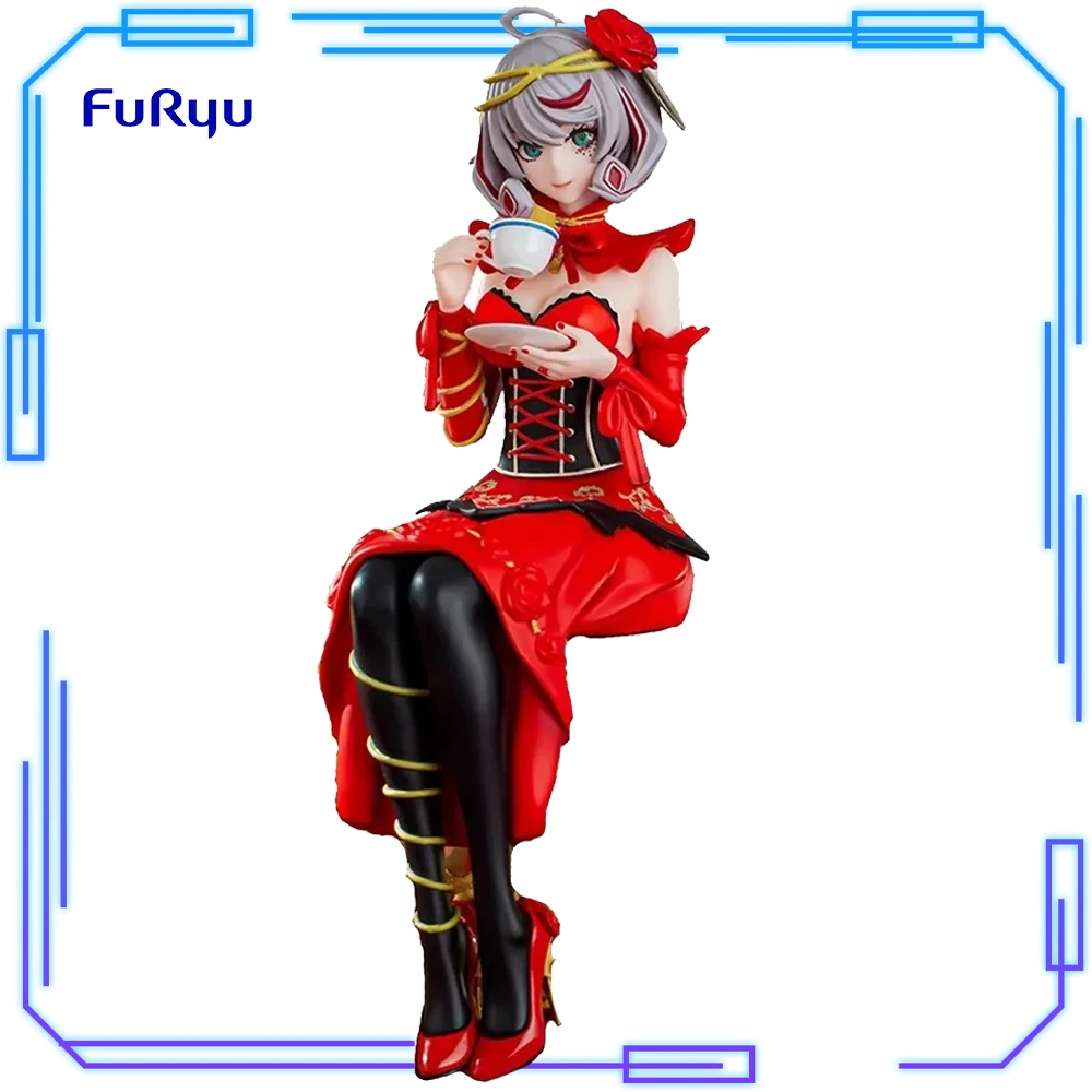 En stock FuRyu Original Akt Op. Unmei Wa Shin Akaki Senritsu No Machi Wo Destiny 14cm modelos juguete tapón de fideos figuras