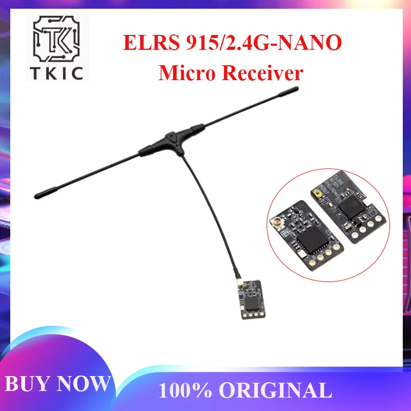 Tianke ELRS Receiver 2.4G 915M ExpressLRS High Refresh Rate Small Size 3.3.1 NANO