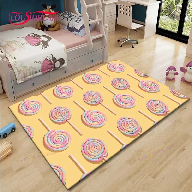 

3D candy Carpet Home Non-slip rugs for bedroom rugs carpets for bed room ковер в гостинную carpets for bed room