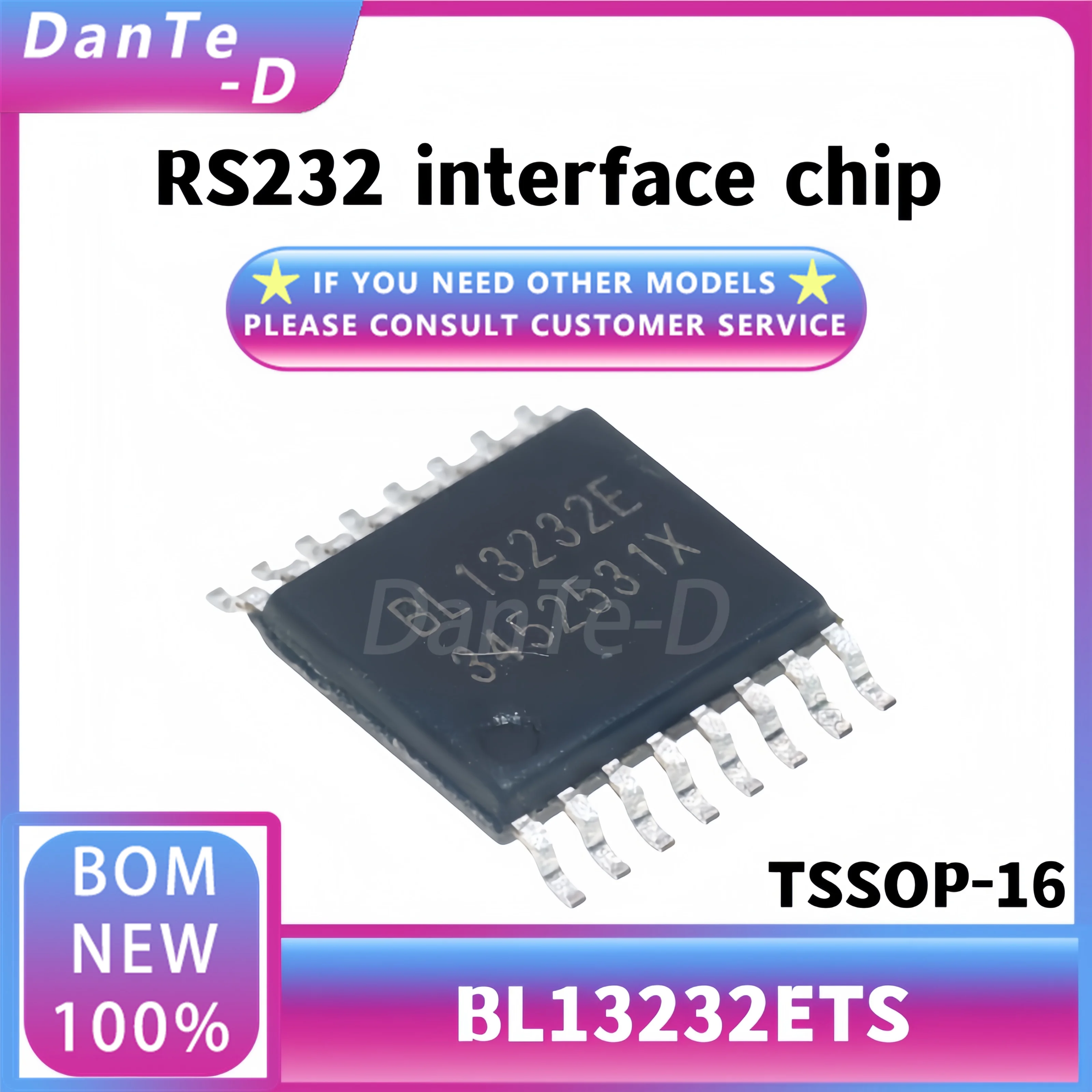 10PCS BL13232ETS original authentic TSSOP-16 3V-5.5V 250kbps RS232 interface chip