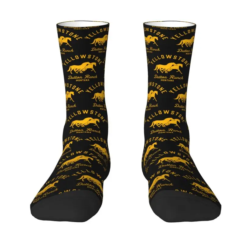 Dutton Ranch Yellowstone Men Women Crew Socks Unisex Cool Spring Summer Autumn Winter Dress Socks