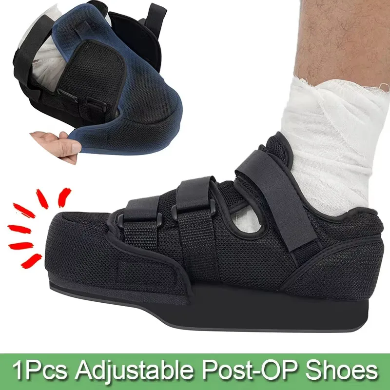 

Closed Toe Forefoot Offloading Post Op Shoe Medical Non Weight Bearing Shoe for Broken Toe, Stress Fracture, Bunion, Hammer Toe