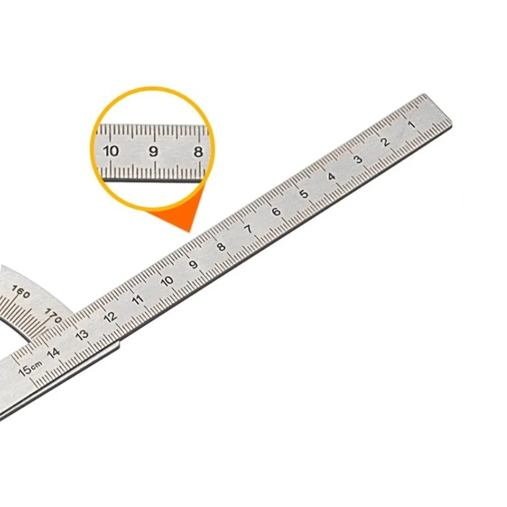 Daily Measurement Needs Angle Gauge Tool Accurate Measurement Instrument 180 Degree Ruler 0-180 Degree Rotation