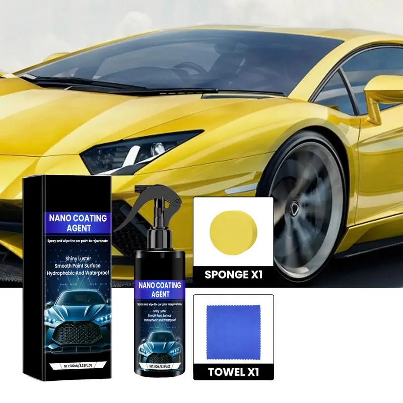 

Car paint coating agent car paint repair and maintenance spray decontamination brightening spray renovation long-lasting agent