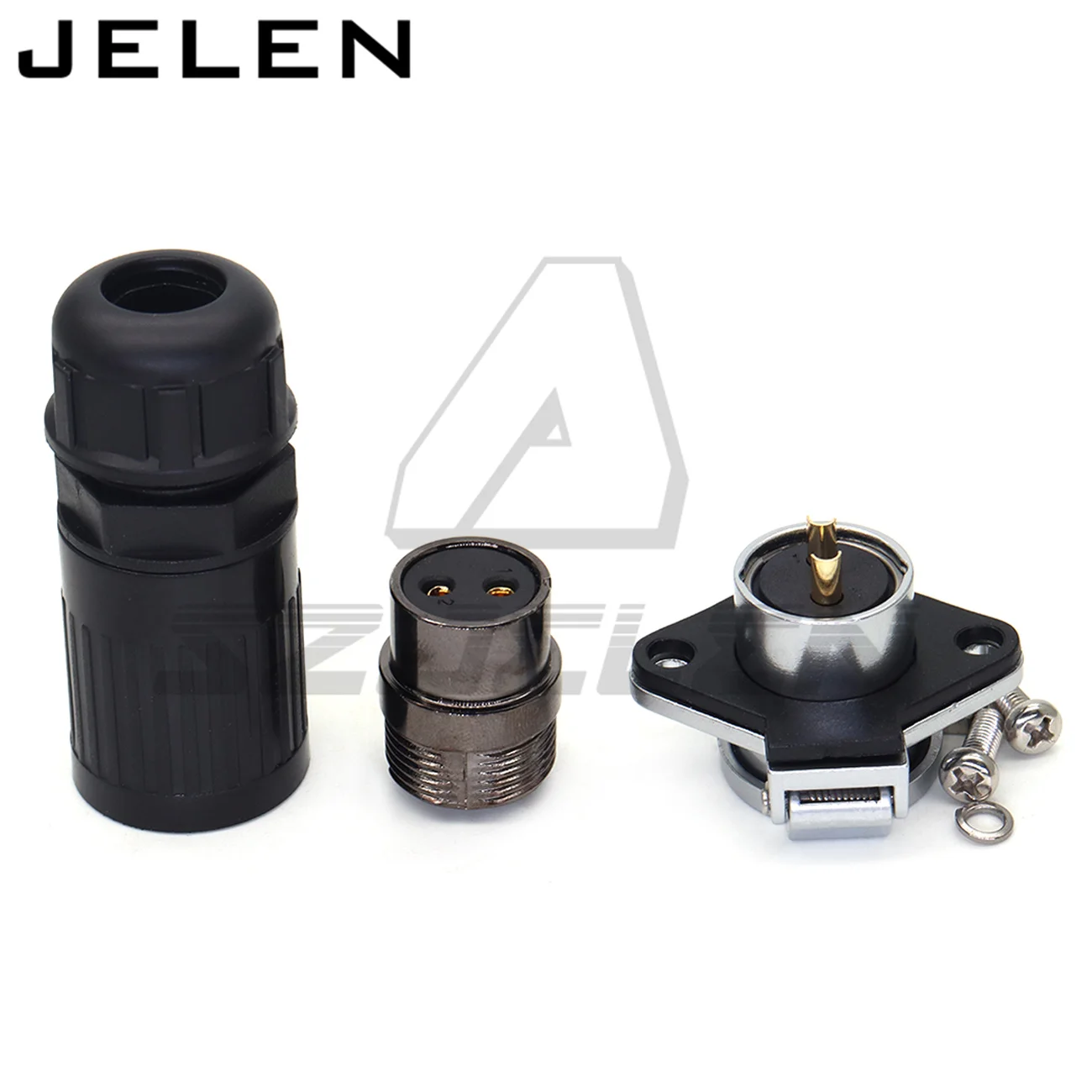 HE20, 2 pin plug (female) , 2 pin socket(male),cable connector, Car power charging connector 2 pin, Waterproof dustproof