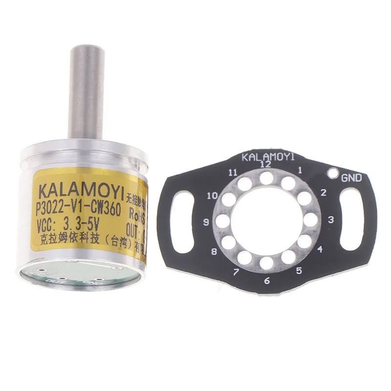 1 PCS P3022-V1-CW360 Sensor de ângulo de corredor rotativo à prova d'água 0-360 graus Círculo completo Magnetismo NOVO Sensor de ângulo