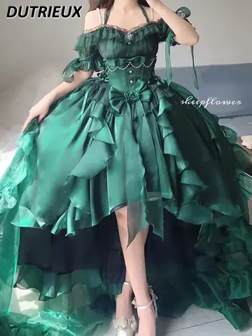 10 best sales grön lolitaklänning - №4