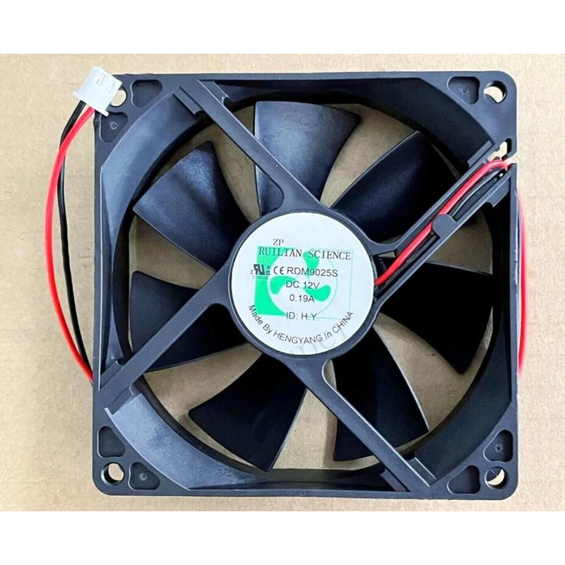 S+    RUILIAN RDM9025S Cooling fan DC 12V 0.19A 90*25MM 2pin