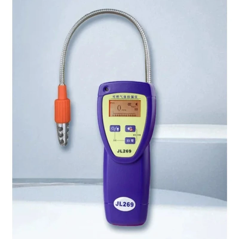 Professional Combustible Gas Leak Detector, Methane Natural Gas Leakage Inspection Testing Tool For Gas Pipeline Checking