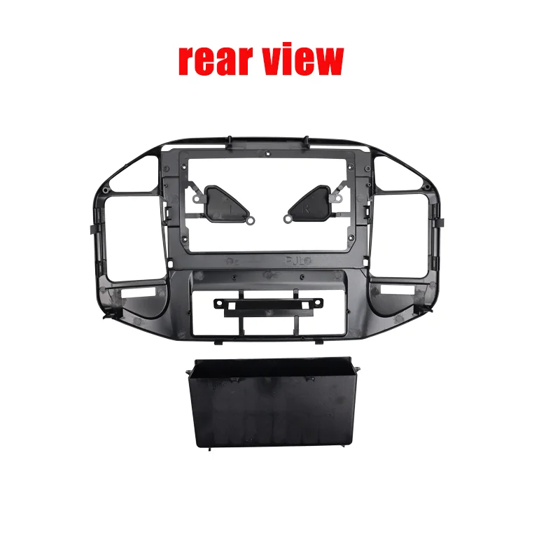 10inch Car Radio Face Frame For Mitsubishi Pajero V73 V60 V68 2004-2011 Fascia Stereo Panel Mounting Head Unit Canbus Cable