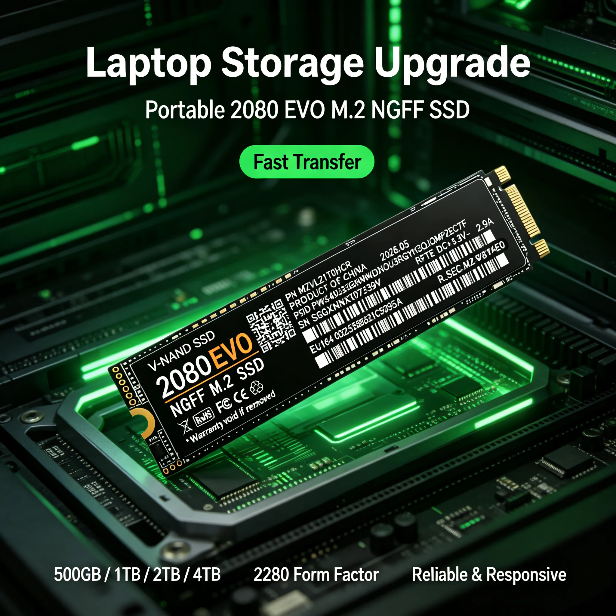 2080 EVO M.2 NGFF Portable SSD - Nvme Ssd recension och pris
