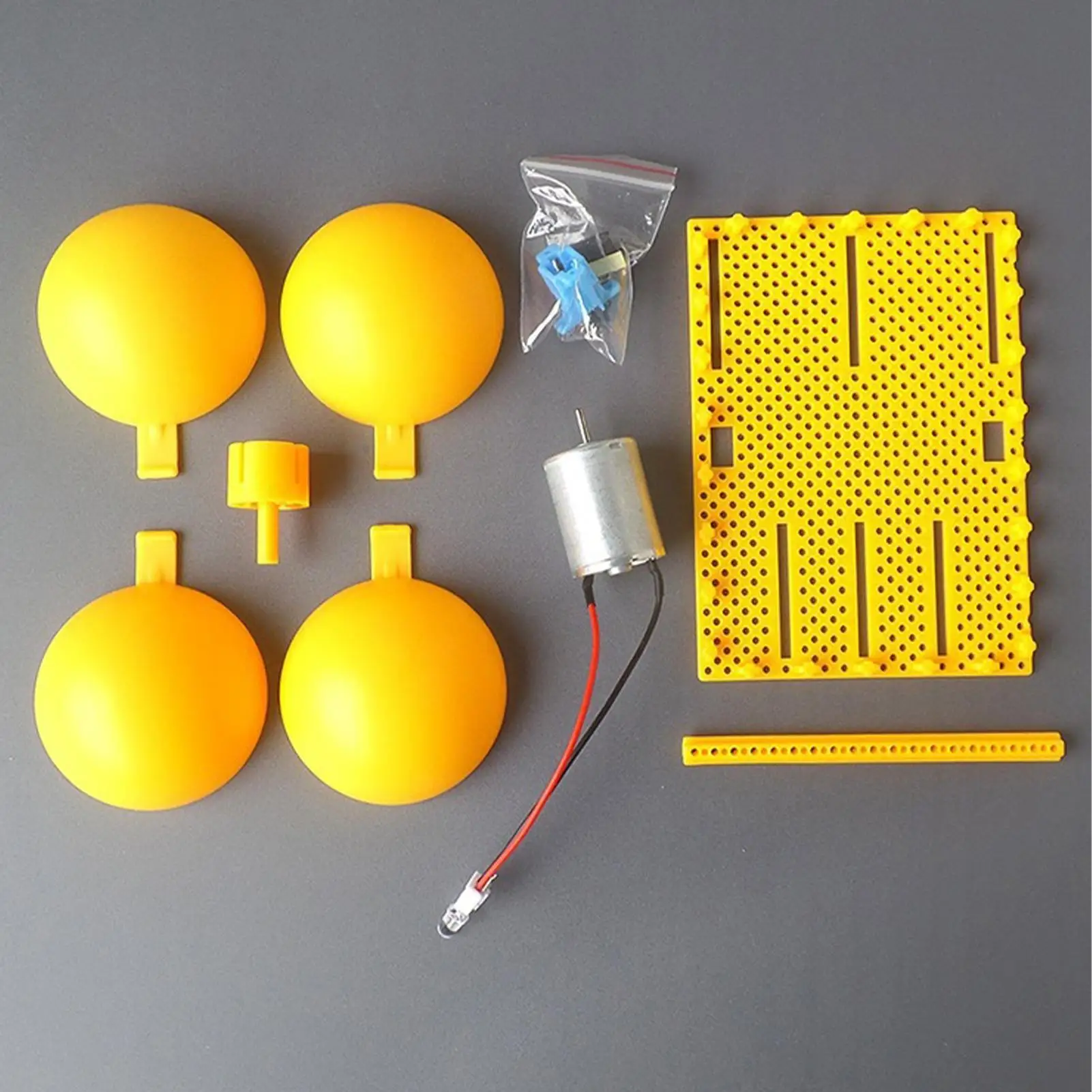 Wind Turbine Generator Kit Portable with LED Light Science Experiment Educational Toy for Boys Girls Students Classroom STEM Toy