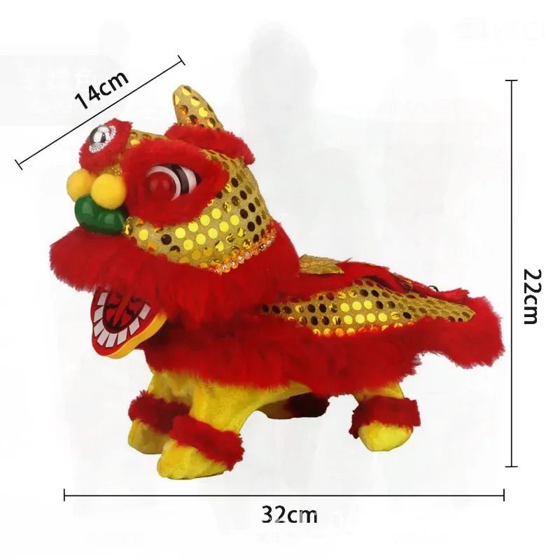 obot Giocattoli interattivi leone Animale di peluche elettronico Animale domestico che cammina Leone danzante elettrico Carica USB Musica Giocattolo LED per bambini Gif