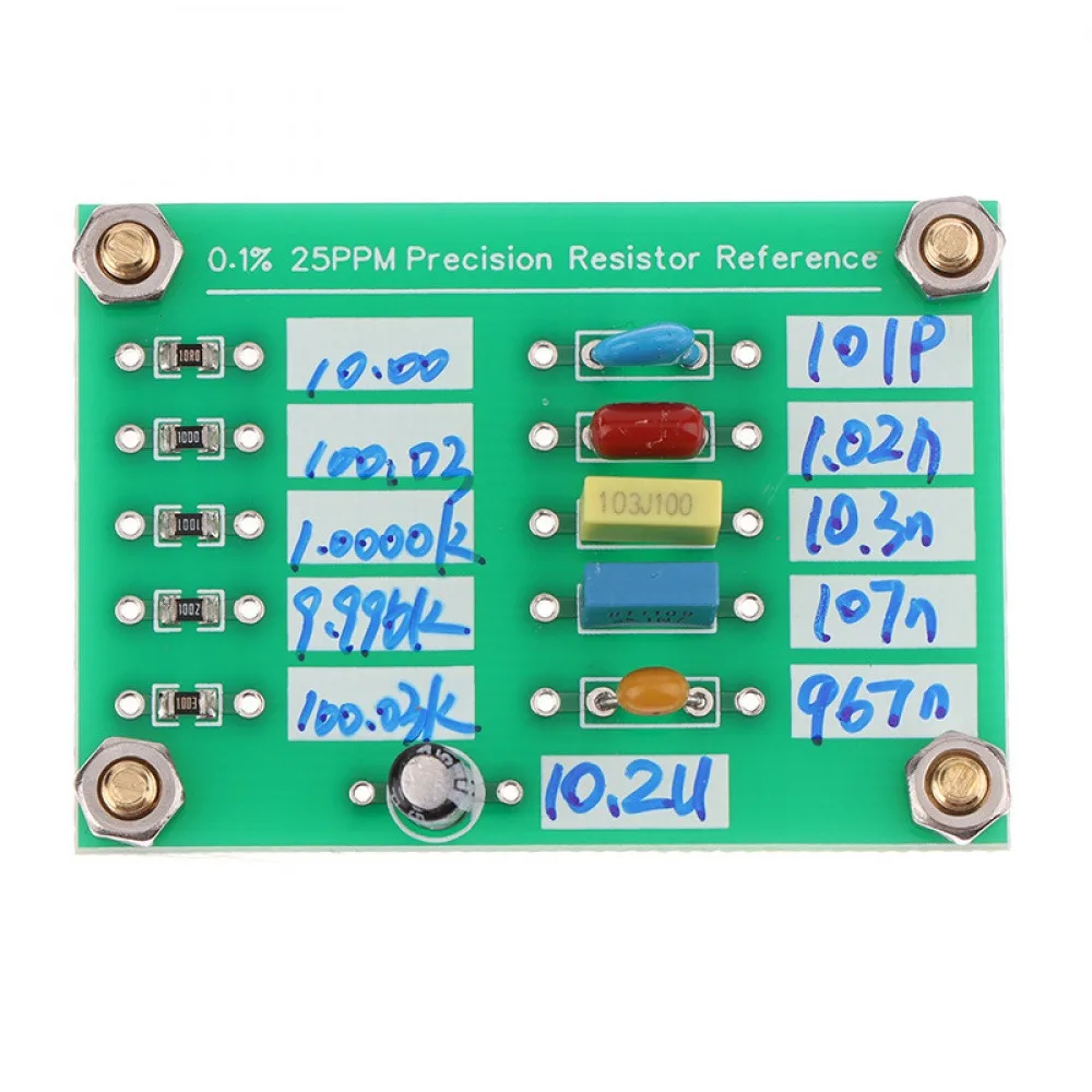 Precision Resistance Reference Board Used with AD584 LM399 to Calibrate and Calibrate Multimeters 10V Voltage Reference Board