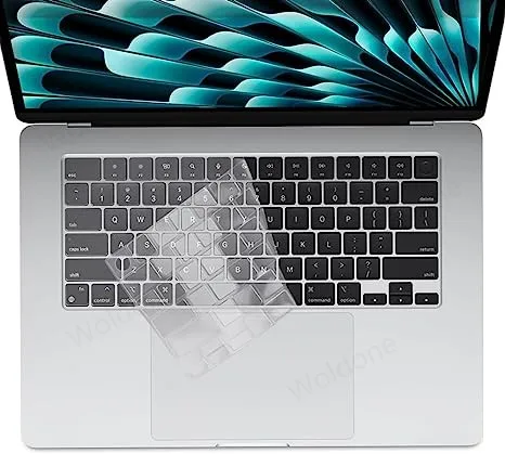 

Для 2023 2022 Macbook Air 15 13,6 14 M2 M1 чехол для клавиатуры с чипом A2442 A2779 ТПУ Прозрачная пленка для клавиатуры для macbook pro 14 16