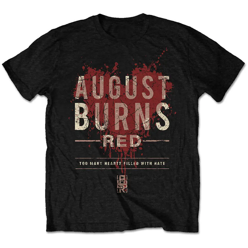 August Burns Red T Shirt Hearts Filled