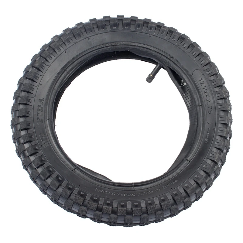 2X Motorcycle Bike 12 1/2X2.75 Tire Inner+Outer Tire For 47Cc 49Cc Dirt Pit Bike Motorcycle Bike